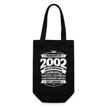 FABRIQUÉ EN 2002 - Sac à bouteille - noir - Devant