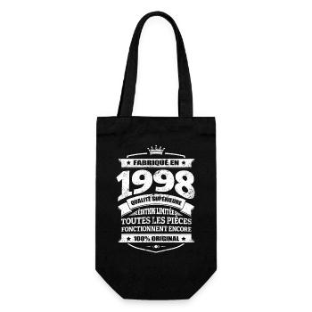 FABRIQUÉ EN 1998 - Sac à bouteille - noir - Devant