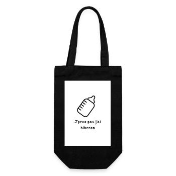 J'peux pas j'ai biberon - Sac à bouteille - noir - Devant