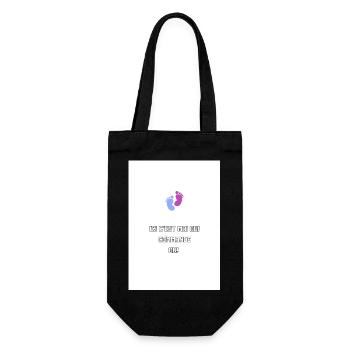 À la maison c'est lui le patron - Sac à bouteille - noir - Devant