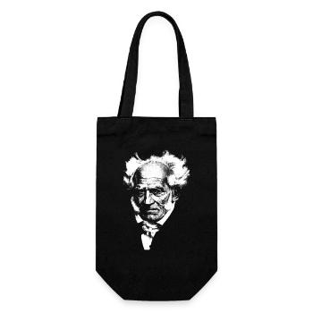 Artur Shopenhauer - Gift Bag for Bottles - black - Front