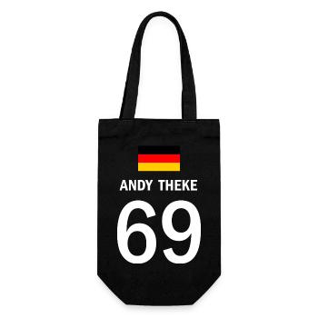 ANDY THEKE - Geschenkbeutel für Flaschen - Schwarz - Vorne