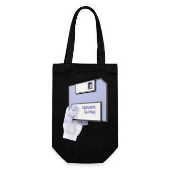 work bench 3D - Gift Bag for Bottles - black - Front