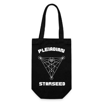 Idée cadeau Pléiadienne Starseed - Sac à bouteille - noir - Devant