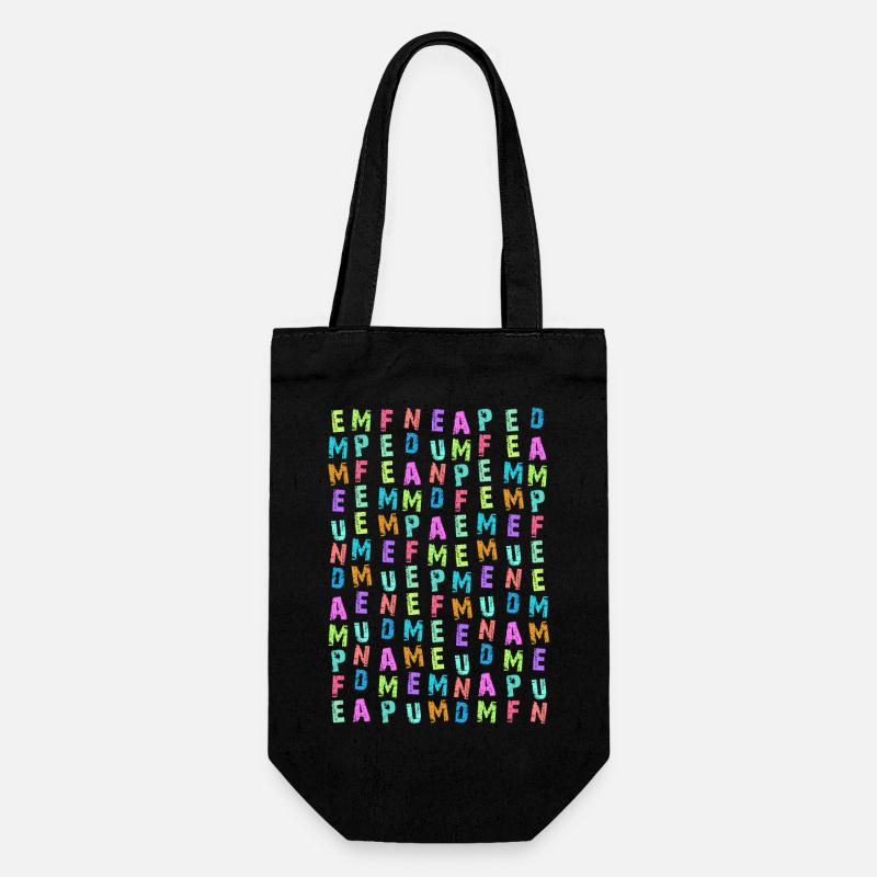 EMMEUNDAMPFE COLORS - Geschenkbeutel für Flaschen - Schwarz