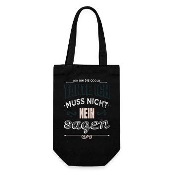 familienname asatru cooler spruch geek coolste - Geschenkbeutel für Flaschen - Schwarz - Vorne