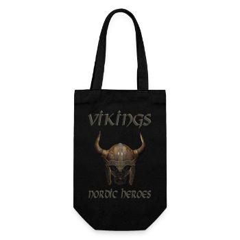 VIKINGS NORDIC HEROES new - Gift Bag for Bottles - black - Front