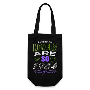 i love books birthday books lover jokes - Geschenkbeutel für Flaschen - Schwarz - Vorne