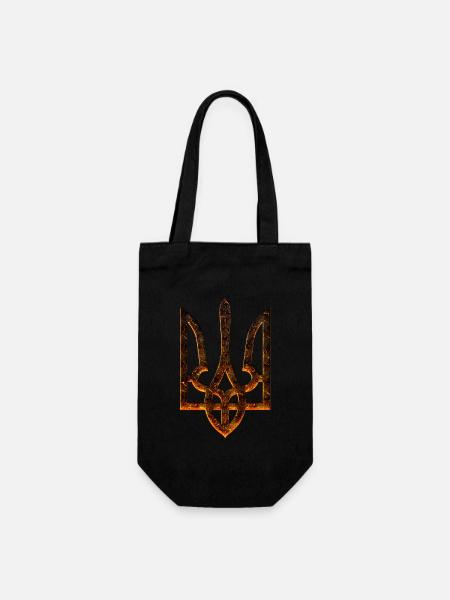 Trident ukrainien - Sac à bouteille - noir