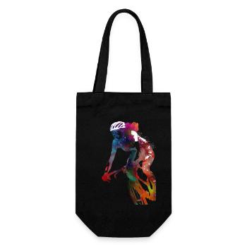 Cycling #cycling #sport #bike - Gift Bag for Bottles - black - Front