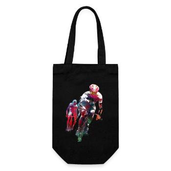 Cycling #cycling #sport #bike - Gift Bag for Bottles - black - Front