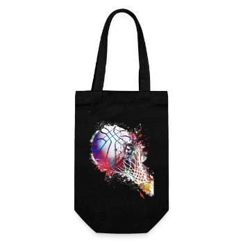 Basketball sport art #basketball - Gift Bag for Bottles - black - Front