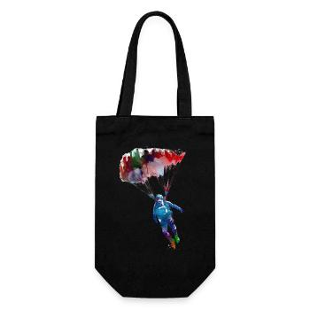 Art sportif parachutiste #paratrooper - Sac à bouteille - noir - Devant