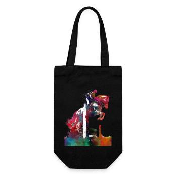 #horsemanship #sport d’équitation - Sac à bouteille - noir - Devant