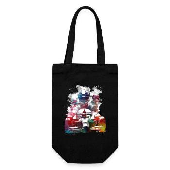 Formula #racing #sport - Gift Bag for Bottles - black - Front