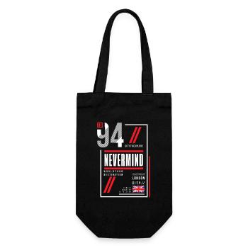 London city world tour destination - Gift Bag for Bottles - black - Front