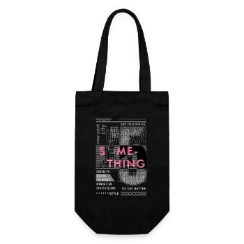 Are you doing something denim to get better - Sac à bouteille - noir - Devant