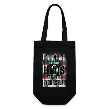 Don't limit yourself - Gift Bag for Bottles - black - Front