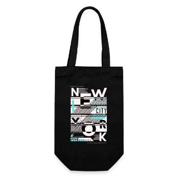 New York City - Gift Bag for Bottles - black - Front