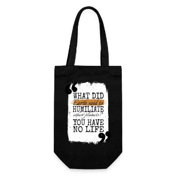 astronomy gifts night sky conspiracy astronomy - Gift Bag for Bottles - black - Front