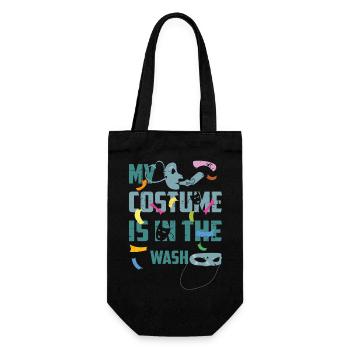 No costumes for carnival - Gift Bag for Bottles - black - Front