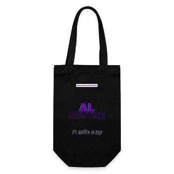 #pronounsarebeautiful al/neutre - Sac à bouteille - noir - Devant