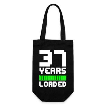 37 Years Loaded 37th Birthday - Gift Bag for Bottles - black - Front