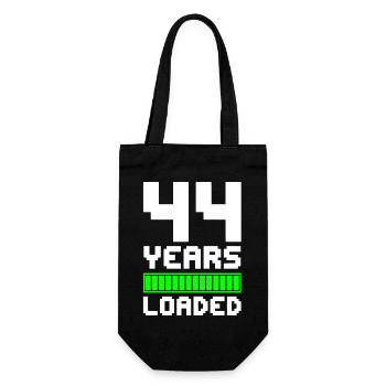 44 Years Loaded 44th Birthday - Gift Bag for Bottles - black - Front