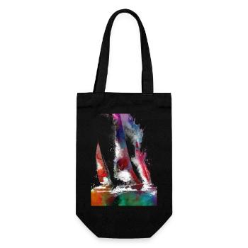 Art sportif de voile #sailing - Sac à bouteille - noir - Devant