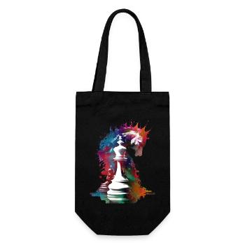 Échecs #chess #sport - Sac à bouteille - noir - Devant