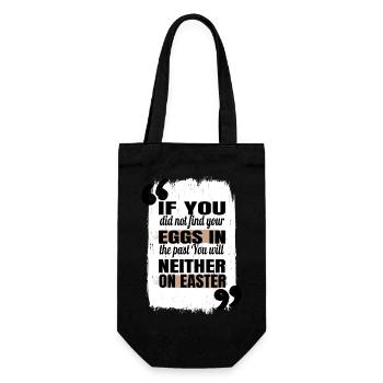 baby rabbit fun cool quote decoration gift funny - Geschenkbeutel für Flaschen - Schwarz - Vorne