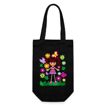 FILLE FLEUR - Sac à bouteille - noir - Devant