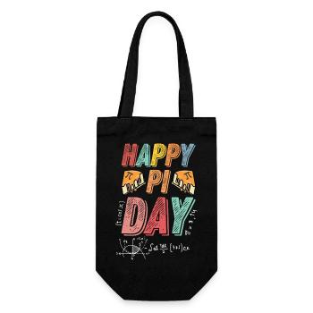 3.14 PI Day Pie Day, Pi Symbole mathématique - Sac à bouteille - noir - Devant