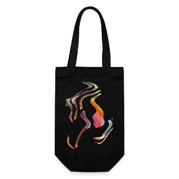 Design Soft by Eve Nord - Geschenkbeutel für Flaschen - Schwarz - Vorne