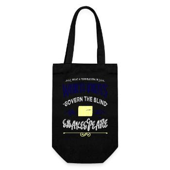book cat wine book keeper shirt humor books lover - Geschenkbeutel für Flaschen - Schwarz - Vorne