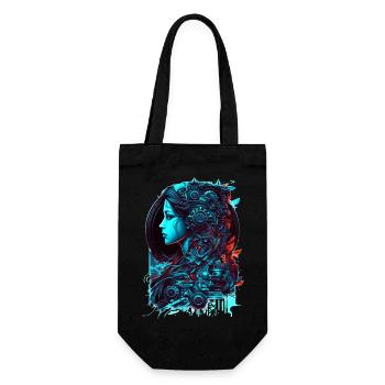 Steampunk 5 1 - Gift Bag for Bottles - black - Front