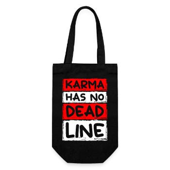 Fate Positive Motivation - Gift Bag for Bottles - black - Front