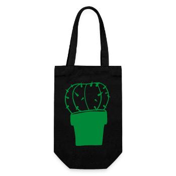Florist Flower Plant Nature Gardener - Gift Bag for Bottles - black - Front