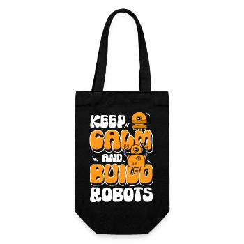 Robot Electrics Toys Robotics - Gift Bag for Bottles - black - Front