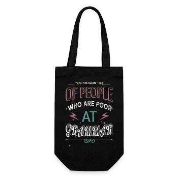 Novelist Article Contentwriter Novel Present Idea - Gift Bag for Bottles - black - Front