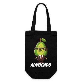 Avocat Avocat Avocat Avocat Avocat Vegan - Sac à bouteille - noir - Devant