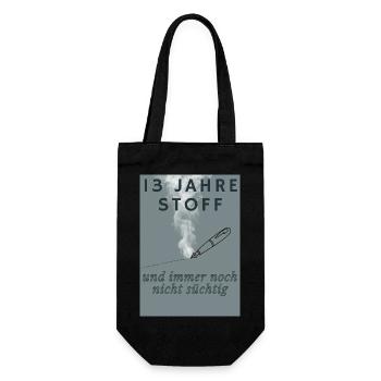 Abi Design German - Geschenkbeutel für Flaschen - Schwarz - Vorne