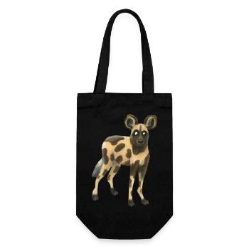 Chien sauvage - Sac à bouteille - noir - Devant