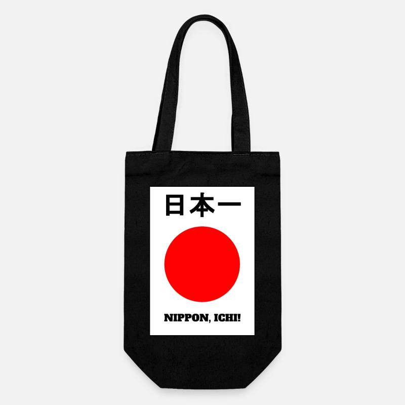 Nippon, Ichi! - Geschenkbeutel für Flaschen - Schwarz