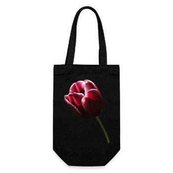 Tulipes tulipes - Sac à bouteille - noir - Devant