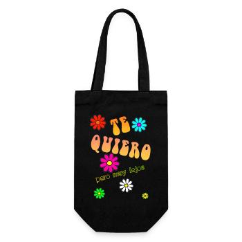 I love you... far - Gift Bag for Bottles - black - Front