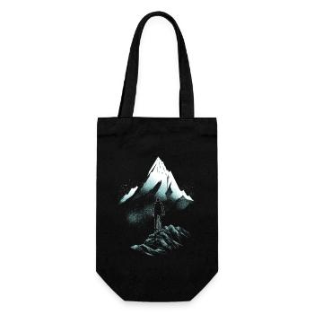 Balades en VTT à travers les montagnes - bleu blanc - Sac à bouteille - noir - Devant