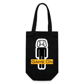 Game On Warrior - Geschenkbeutel für Flaschen - Schwarz - Vorne