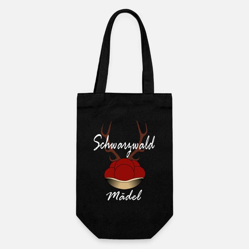 SCHWARZWALDMÄDEL - Geschenkbeutel für Flaschen - Schwarz