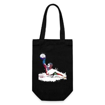Wasserballsport #sport #waterpolo - Geschenkbeutel für Flaschen - Schwarz - Vorne